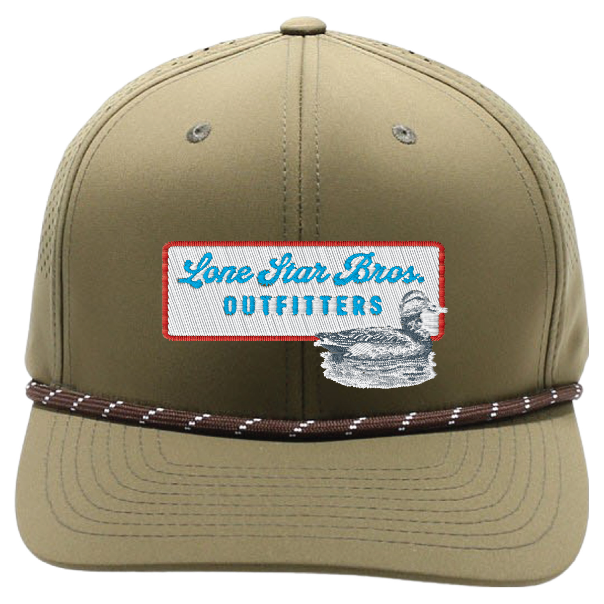 Green Duck Rope Perf Cap