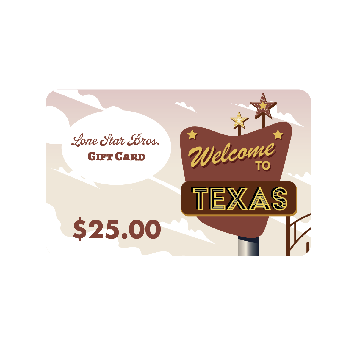 Lone Star Bros. Gift Card