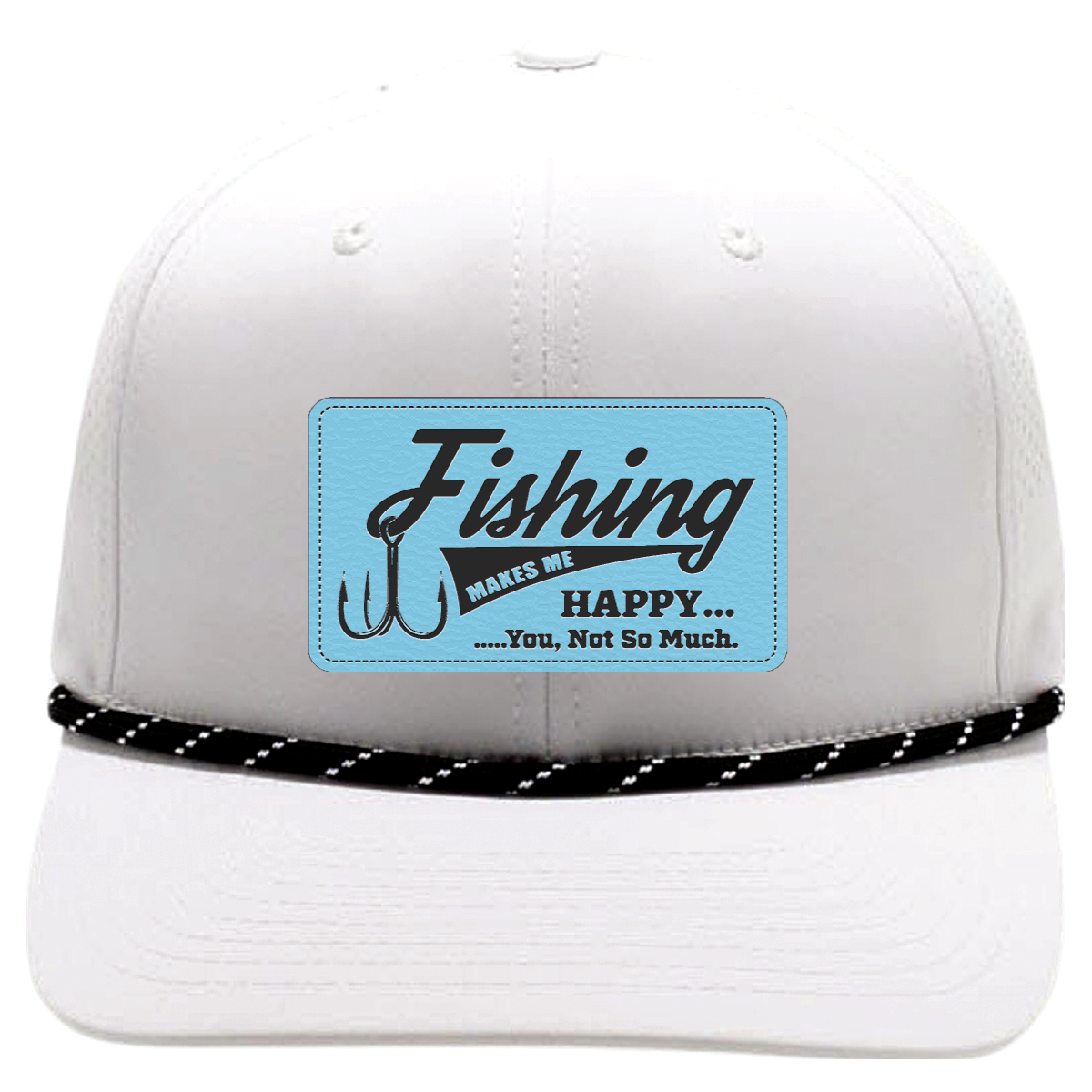 White Fishing Rope Perf Cap