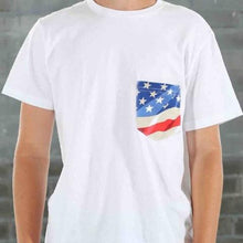 USA! USA! USA! FLAG POCKET TEE