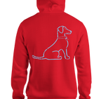 VIntage Lacy Dog T-Shirt Hoodie Bright Red