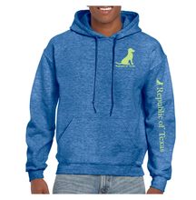 VIntage Lacy Dog Fleece Hoodie Royal Blue Heather