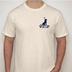 USA Flag Dog-Oatmeal-Athletic Fit