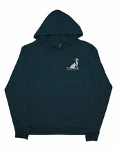 BLUE HEATHER VINTAGE LACY DOG HOODIE TEE